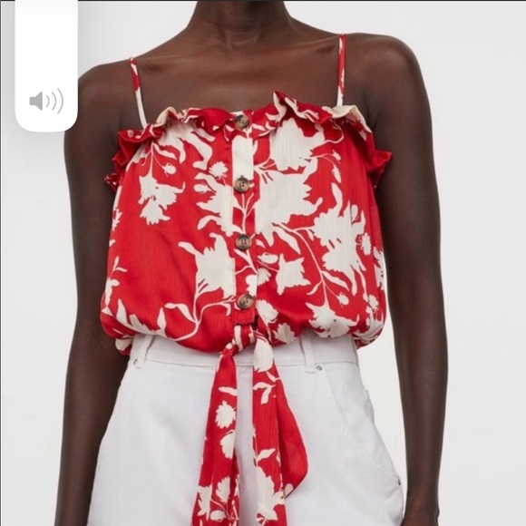 NWT Johanna Ortiz & H&M Floral Top - Picture 1 of 2